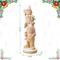 Glitzhome® 29.25" Christmas Macaron Resin Stacked Gingerbread Man Porch Decor